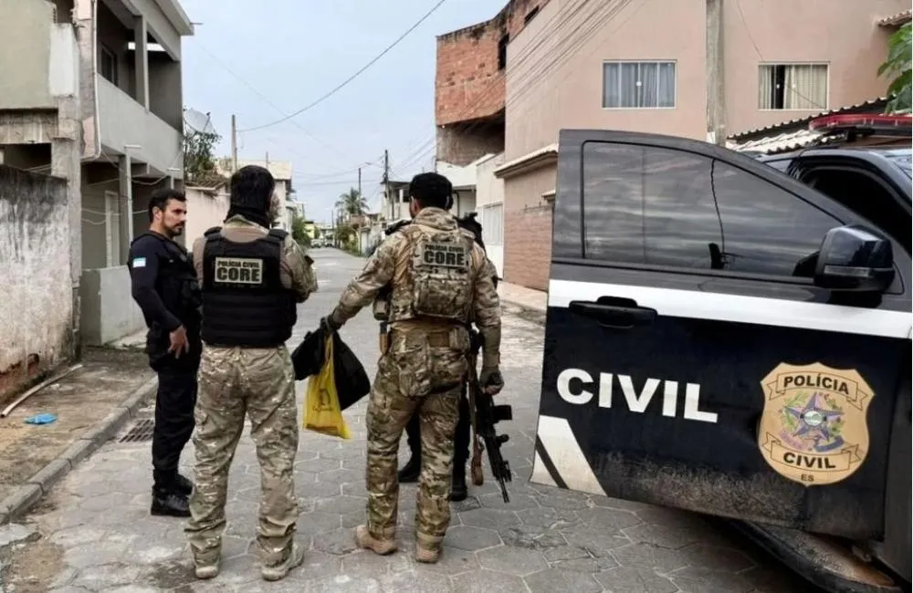 Polícia Civil cumpre mandados contra tráfico e homicídios em cidades do Norte e Sul do ES