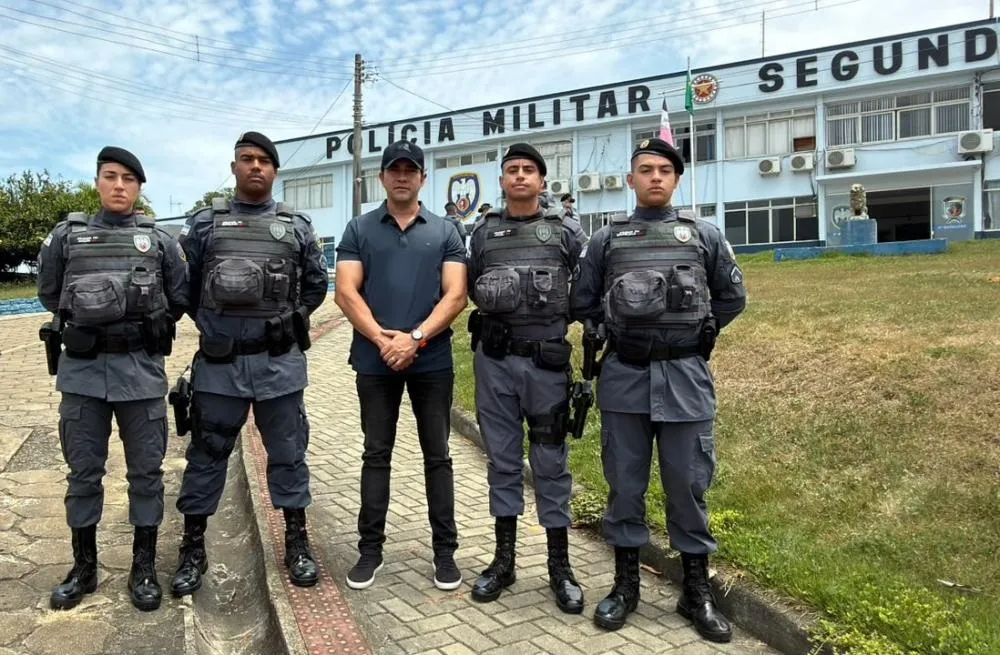 Companhia da Polícia Militar em São Gabriel da Palha recebe novos soldados