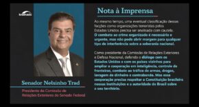 Vídeo: Facções criminosas: presidente da CRE pede cautela e defende soberania nacional