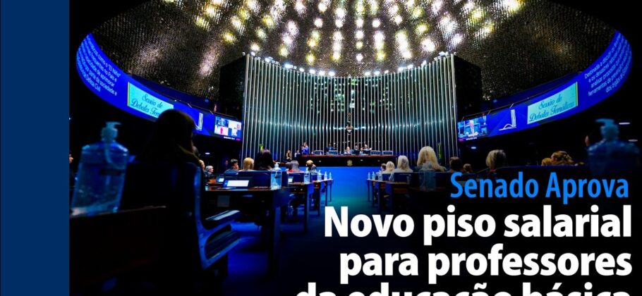 Vídeo: Senado Aprova: novo piso salarial para professores da educação básica
