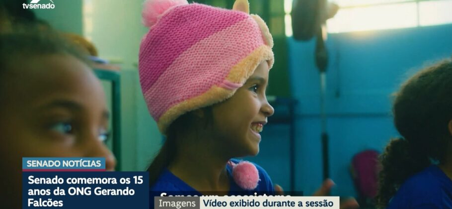 Vídeo: Senado celebra os 15 anos da ONG Gerando Falcões, que atua em periferias